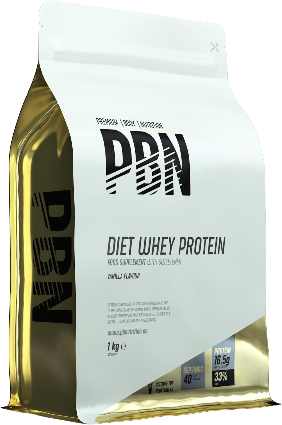 PBN Diet Whey 1kg Vanilla