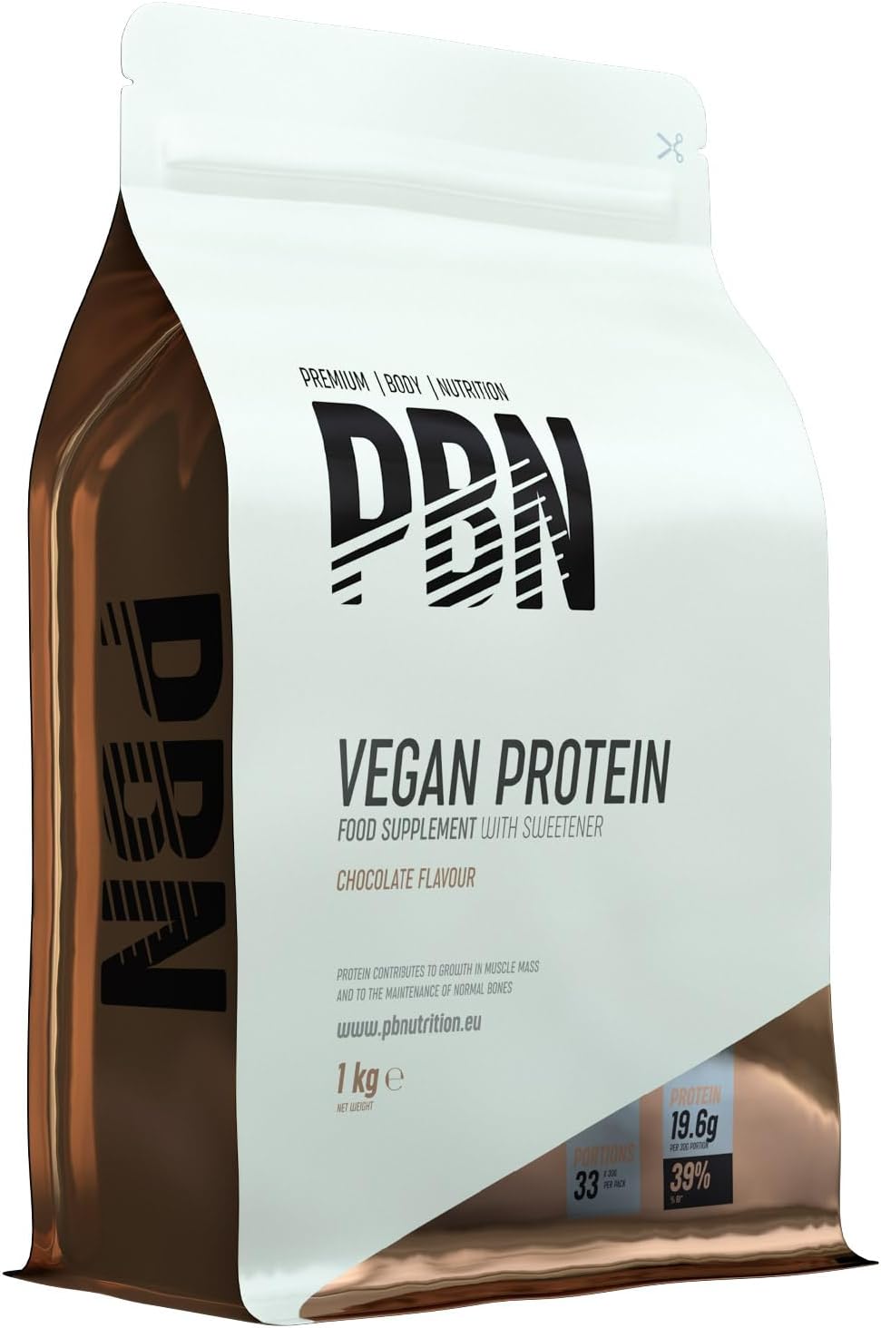 PBN Vegan Protein 1kg Chocolate